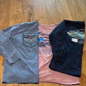 Graphic Long Sleeve T-Shirts Set